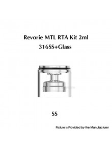 Authentic Ambition Mods Nano Tank Kit for Revorie MTL RTA - Silver, 2.5ml