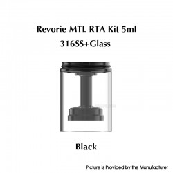 Authentic Ambition Mods Nano Tank Kit for Revorie MTL RTA - Black, 5.0ml