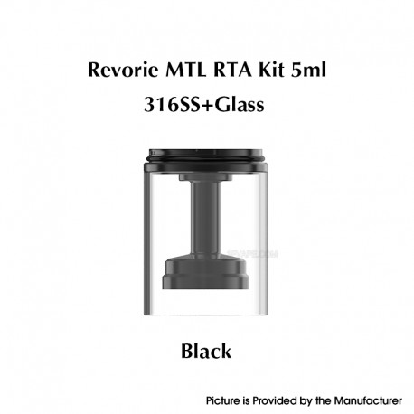 Authentic Ambition Mods Nano Tank Kit for Revorie MTL RTA - Black, 5.0ml