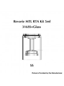 Authentic Ambition Mods Nano Tank Kit for Revorie MTL RTA - Silver, 5.0ml