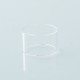 YFTK Replacement Tank Tube for Bishop MTL RTA Replacement Top Refill Kit 2.0ml - Glass