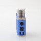 Authentic MECHVAPE Paramour V2 100W VW SBS Box Mod - Silver Blue, VW 5~100W, 1 x 18650 / 21700