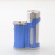 Authentic MECHVAPE Paramour V2 100W VW SBS Box Mod - Silver Blue, VW 5~100W, 1 x 18650 / 21700
