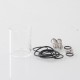 Authentic Ambition Mods Revorie MTL RTA Rebuildable Atomizer - Silver, Air Pins 0.8, 1.0, 1.2mm, 5.0ml, 23mm Diameter