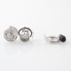 Authentic Ambition Mods Revorie MTL RTA Rebuildable Atomizer - Silver, Air Pins 0.8, 1.0, 1.2mm, 2.0ml, 23mm Diameter