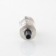 Authentic Ambition Mods Revorie MTL RTA Rebuildable Atomizer - Silver, Air Pins 0.8, 1.0, 1.2mm, 5.0ml, 23mm Diameter