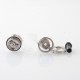 Authentic Ambition Mods Revorie MTL RTA Rebuildable Atomizer - Silver, Air Pins 0.8, 1.0, 1.2mm, 5.0ml, 23mm Diameter