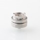 Authentic Ambition Mods Revorie MTL RTA Rebuildable Atomizer - Silver, Air Pins 0.8, 1.0, 1.2mm, 5.0ml, 23mm Diameter