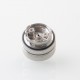 Authentic Ambition Mods Revorie MTL RTA Rebuildable Atomizer - Silver, Air Pins 0.8, 1.0, 1.2mm, 5.0ml, 23mm Diameter