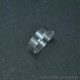 Replacement Short Glass Tank Tube for Flash 4.5S+ Style 22mm RTA - Transparent