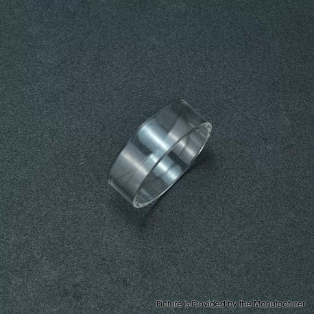 Replacement Short Glass Tank Tube for Flash 4.5S+ Style 22mm RTA - Transparent