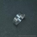 Replacement Short Glass Tank Tube for Flash 4.5S+ Style 22mm RTA - Transparent