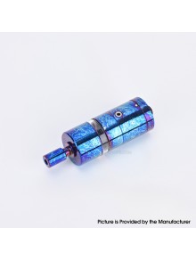 Flash 4.5S+ Style 22mm RTA Rebuildable Tank Atomizer - Blueing, Titanium + Stainless Steel, 22mm Diameter