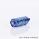 Flash 4.5S+ Style 22mm RTA Rebuildable Tank Atomizer - Blueing, Titanium + Stainless Steel, 22mm Diameter