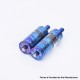 Flash 4.5S+ Style 22mm RTA Rebuildable Tank Atomizer - Blueing, Titanium + Stainless Steel, 22mm Diameter