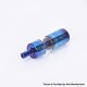 Flash 4.5S+ Style 22mm RTA Rebuildable Tank Atomizer - Blueing, Titanium + Stainless Steel, 22mm Diameter