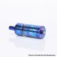 Flash 4.5S+ Style 22mm RTA Rebuildable Tank Atomizer - Blueing, Titanium + Stainless Steel, 22mm Diameter