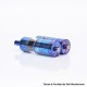 Flash 4.5S+ Style 22mm RTA Rebuildable Tank Atomizer - Blueing, Titanium + Stainless Steel, 22mm Diameter