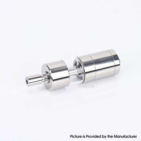 Flash 4.5S+ Style 22mm RTA Rebuildable Tank Atomizer - Silver, Titanium + Stainless Steel, 22mm Diameter
