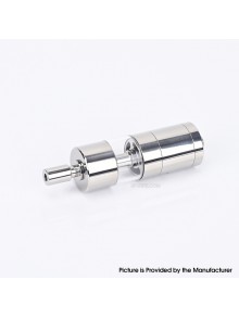 Flash 4.5S+ Style 22mm RTA Rebuildable Tank Atomizer - Silver, Titanium + Stainless Steel, 22mm Diameter