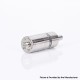 Flash 4.5S+ Style 22mm RTA Rebuildable Tank Atomizer - Silver, Titanium + Stainless Steel, 22mm Diameter