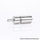 Flash 4.5S+ Style 22mm RTA Rebuildable Tank Atomizer - Silver, Titanium + Stainless Steel, 22mm Diameter