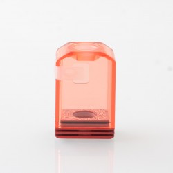 Authentic Veepon Tita X2 Boro Tank for BB / Billet / Boro Mod - Damascus + Red, Stainless Steel + PCTG