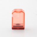 Authentic Veepon Tita X2 Boro Tank for BB / Billet / Boro Mod - Damascus + Red, Stainless Steel + PCTG