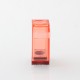 Authentic Veepon Tita X2 Boro Tank for BB / Billet / Boro Mod - Damascus + Red, Stainless Steel + PCTG