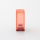 Authentic Veepon Tita X2 Boro Tank for BB / Billet / Boro Mod - Damascus + Red, Stainless Steel + PCTG