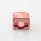 Authentic Veepon Tita X2 Boro Tank for BB / Billet / Boro Mod - Damascus + Red, Stainless Steel + PCTG