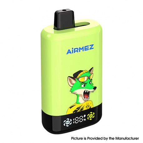 [Ships from EU-1 Warehouse] Airmez FOX 2 IN 1 Pro 80K Disposable Kit - Strawberry Watermelon & Red Bull, 650mAh, 30ml, 1.0ohm
