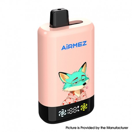 [Ships from EU-1 Warehouse] Airmez FOX 2 IN 1 Pro 80K Disposable Kit - Sour Apple Raspberry & Strawberry Big Bang, 650mAh, 30ml