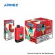 [Ships from EU-1 Warehouse] Airmez FOX 2 IN 1 Pro 80K Disposable Kit - Watermelon Ice & Lemon Lime, 650mAh, 30ml, 1.0ohm