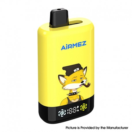 [Ships from EU-1 Warehouse] Airmez FOX 2 IN 1 Pro 80K Disposable Kit - Strawberry Banana & Pineapple Coconut Ice, 650mAh, 30ml