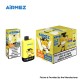 [Ships from EU-1 Warehouse] Airmez FOX 2 IN 1 Pro 80K Disposable Kit - Strawberry Banana & Pineapple Coconut Ice, 650mAh, 30ml
