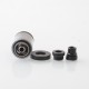 Rekavape NFGTA Style RTA Atomizer - Black, 3ml, Air Pin 1.0, 1.2, 2.0, 2.5, 3.0, 4.0, 4.5mm, 22mm Diameter