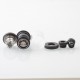 Rekavape NFGTA Style RTA Atomizer - Black, 3ml, Air Pin 1.0, 1.2, 2.0, 2.5, 3.0, 4.0, 4.5mm, 22mm Diameter