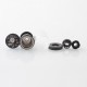 Rekavape NFGTA Style RTA Atomizer - Black, 3ml, Air Pin 1.0, 1.2, 2.0, 2.5, 3.0, 4.0, 4.5mm, 22mm Diameter