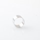 YFTK Beauty Ring for Flash e-Vapor V4.5S+ / V4.5 Style 23mm RTA Atomizer -Silver
