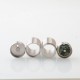 YFTK Atto Style Mechanical Mod with Chip - Silver, Stainless Steel, 1 x 18650 / 18350