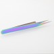 Authentic VETUS MCS-16-7B Isolation Straight Tweezers - Rainbow