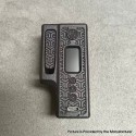 The MULE_V2 DNA100C 100W Style Boro Box Mod - Black, 3D Print, VW 1~100W, 1 x 21700, Evolv DNA100C Chipset