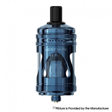 [Ships from Bonded Warehouse] Authentic Lost Vape Centaurus Nano MTL Tank Atomizer - Blue, 4ml, 0.8ohm / 1.2ohm, 27mm Diameter