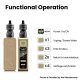 [Ships from Bonded Warehouse] Authentic Lost Vape Centaurus M120 120W Mod Kit with Centaurus Nano MTL Tank - Destiny Black