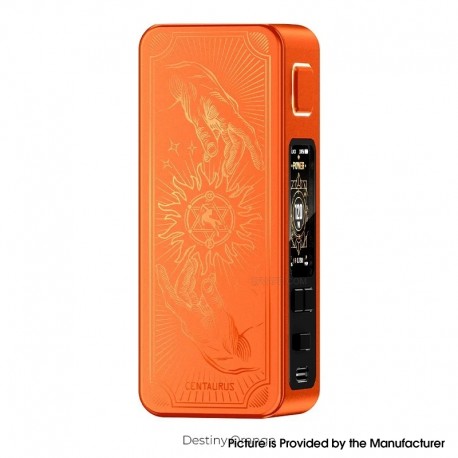 [Ships from Bonded Warehouse] Authentic Lost Vape CentaurusM120 S 120W Box Mod - Destiny Orange, VW 5~120W, 5500mAh
