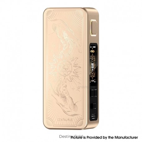 [Ships from Bonded Warehouse] Authentic Lost Vape CentaurusM120 S 120W Box Mod - Destiny Gold, VW 5~120W, 5500mAh