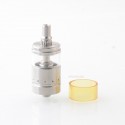 RekaVape Ghost Ring Style RTA Rebuildable Tank Atomizer - Silver, 316SS + PEI, 4ml, 22mm Diamter