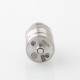 RekaVape Ghost Ring Style RTA Rebuildable Tank Atomizer - Silver, 316SS + PEI, 4ml, 22mm Diamter