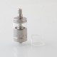 RekaVape Ghost Ring Style RTA Rebuildable Tank Atomizer - Silver, 316SS + PCTG, 4ml, 22mm Diamter